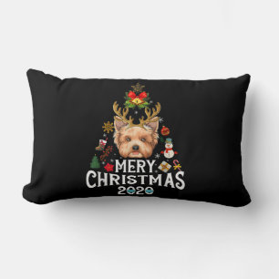 Funny Christmas 2020 Tree Yorkshire Mask Anzug Lendenkissen