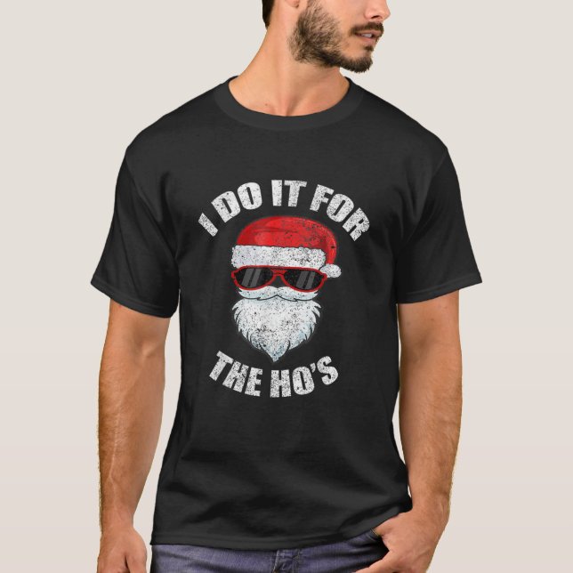 Funny Christmas Adult Naughty Dirty Pajama Ho Pj T-Shirt (Vorderseite)