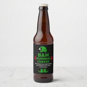 Funny Christmas Beer Labels Bierflaschenetikett