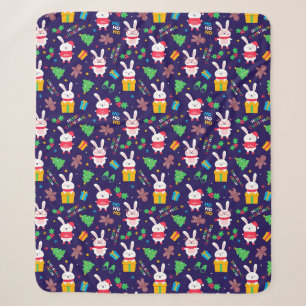 Funny Christmas Bunnies Sherpadecke