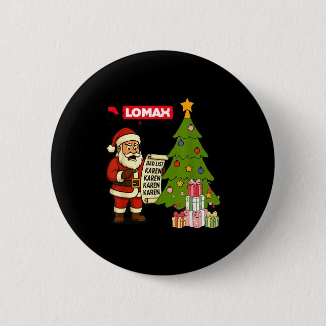Funny Christmas  Button (Vorderseite)