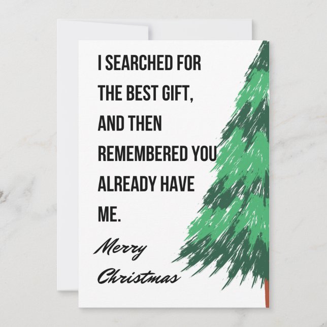 Funny Christmas Card Feiertagskarte (Vorderseite)