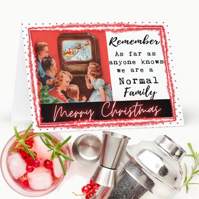 Funny Christmas Card Her Woman Best Friend Sassy Dankeskarte (Von Creator hochgeladen)