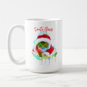 Funny Christmas Cat Kaffeetasse