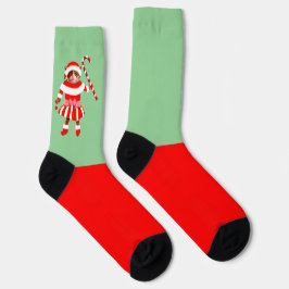 Funny Christmas Cat Socken