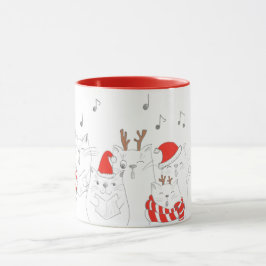 Funny Christmas Cats Tasse
