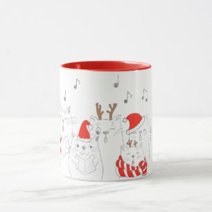 Funny Christmas Cats Tasse