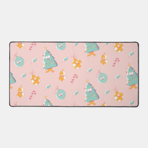 Funny Christmas Characters Desk Mat Schreibtischunterlage