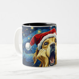 Funny Christmas dog Mugs Wird Merry Christmas Mug Zweifarbige Tasse