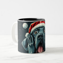 Funny Christmas dog Mugs Wird Merry Christmas Mug Zweifarbige Tasse