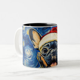Funny Christmas dog Mugs Wird Merry Christmas Mug Zweifarbige Tasse