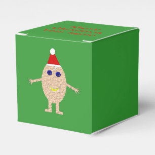 Funny Christmas Egg Custom Favor Box Geschenkschachtel
