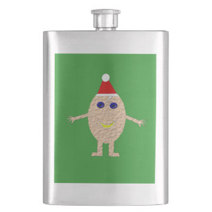 Funny Christmas Egg Flask Flachmann