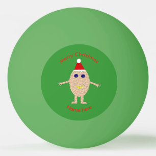 Funny Christmas Egg Ping Pong Ball Tischtennisball