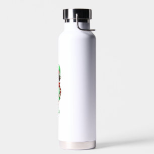 Funny Christmas Elf St Bernard Dog Saint Bernard Trinkflasche