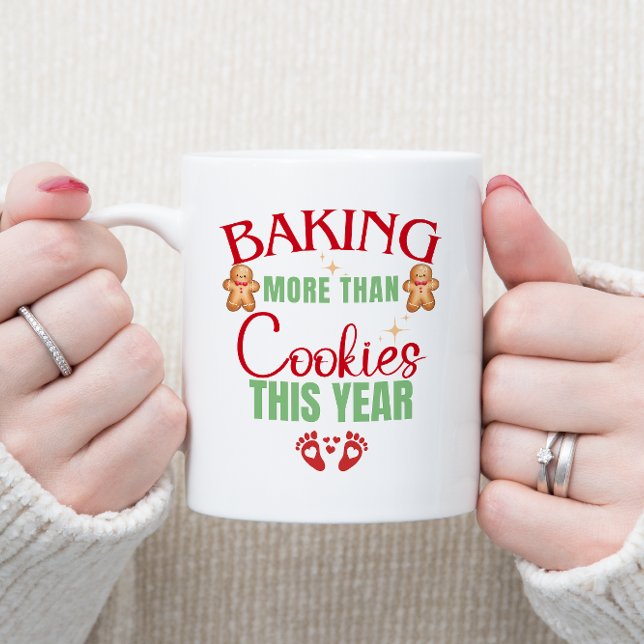 FUNNY CHRISTMAS ERWARTET TASSE DER MAMA (EXPECTING MOM XMAS GIFT)