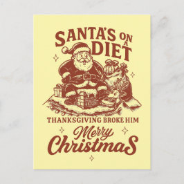 Funny Christmas  Feiertagspostkarte