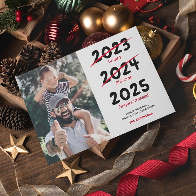 Funny Christmas Foto Feiertagskarte (Von Creator hochgeladen)