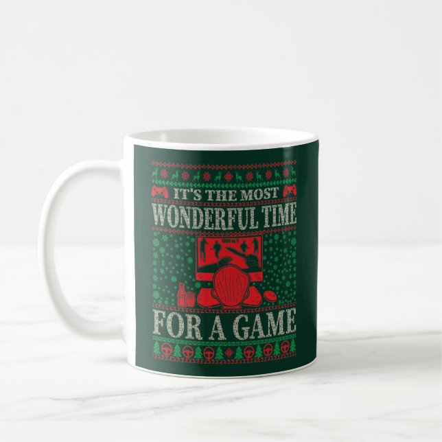 FUNNY CHRISTMAS GAMER QUOTE UGLY SWEATER KAFFEETASSE (Links)