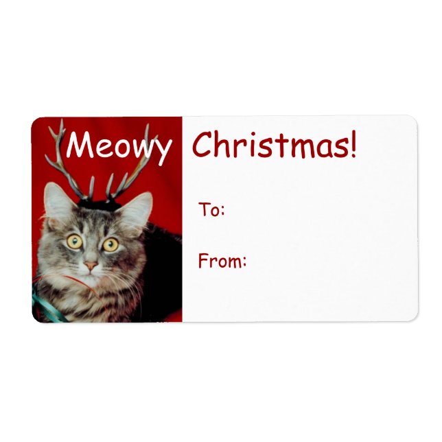 Funny Christmas Geschenk Tag Labels (Vorne)