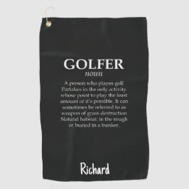 Funny Christmas Gifts For Golfers Personalized Gag Golfhandtuch