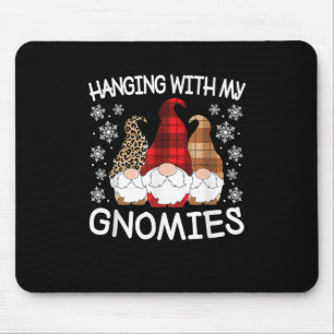 Funny Christmas Gnome mit meinen Gnomen Männer Mousepad