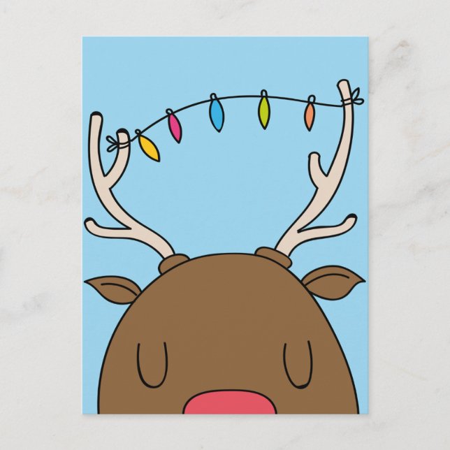 Funny Christmas Grußkarte Feiertagspostkarte (Vorderseite)