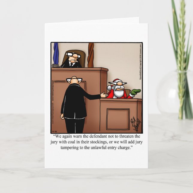 Funny Christmas Holiday Carte de voeux (Devant)