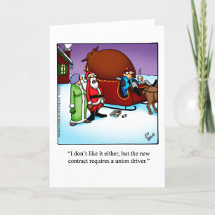 Funny Christmas Holiday Carte de voeux