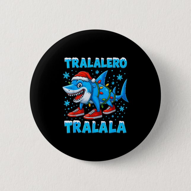 Funny Christmas Italian Brain Rot For Men Women Bo Button (Vorderseite)