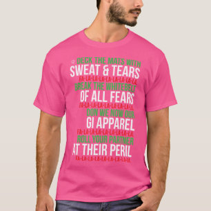 Funny Christmas Jiu Jitsu - Deck The Mats Bjj Mm T-Shirt