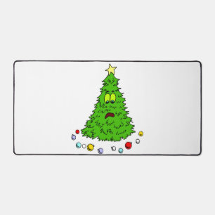 Funny Christmas Jockey Tree Lost Balls Weihnachten Schreibtischunterlage