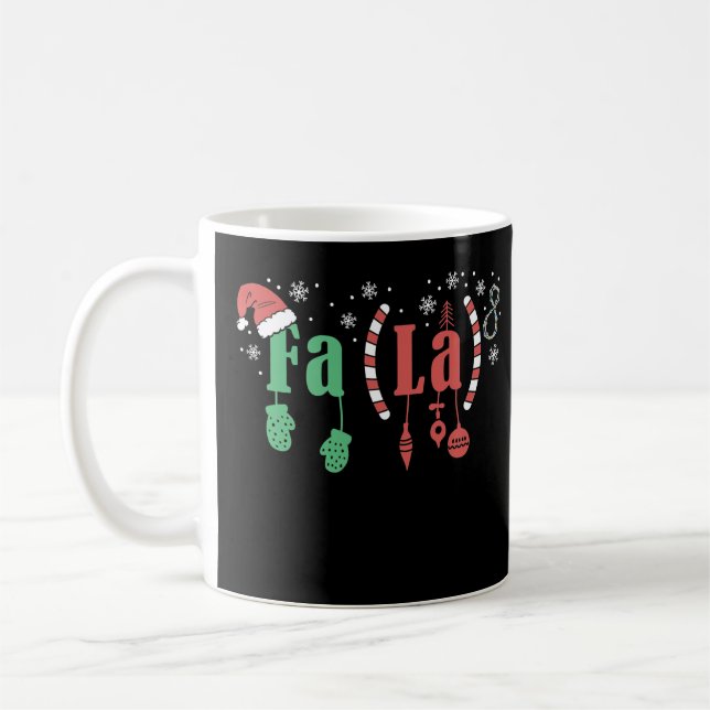 Funny Christmas Math Lehrer Fa La8 Gleichungen Fa  Kaffeetasse (Links)