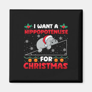 Funny Christmas Math Lehrer Hippopotenuse Math Lo Magnet