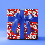 Funny Christmas Modern Whimsical Santa Collage Geschenkpapier Set<br><div class="desc">Dieses moderne Design bietet eine farbenfrohe Collage von weihnachtlichen Weihnachtsliedern #christmas #holidays #festive #gift #gifts #christmasgifts #holidaygifts #seasonal #giftbags #partybags #wrappingpaper #wine #winelover #giftwrap #giftwrapping #giftwrappingsupplies #Party #partysupplies</div>