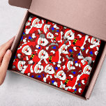 Funny Christmas Modern Whimsical Santa Collage Seidenpapier<br><div class="desc">Dieses moderne Design bietet eine farbenfrohe Collage von weihnachtlichen Weihnachtsliedern #christmas #holidays #festive #gift #giftwrapping #giftwrapping #giftwrapping #giftwrapping #giftwrappingsupplies #giftwrappingsupplies #Party #partysupplies #fun</div>