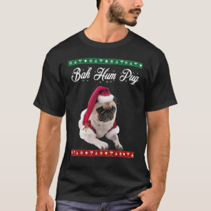 Funny Christmas Mops Shirts Bah Hum Mops Dog Lover