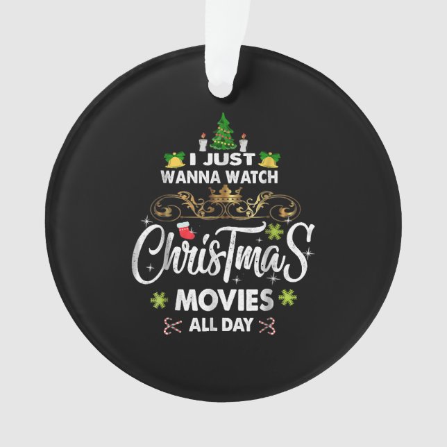 Funny Christmas Movie , Christmas Movies Ornament (Vorderseite)