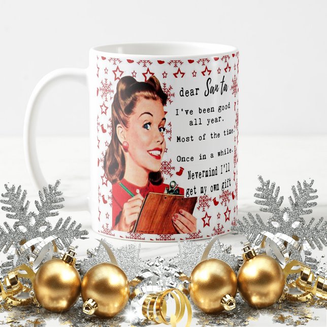 Funny Christmas Mug Best Friend "Dear Santa" Kaffeetasse (Von Creator hochgeladen)