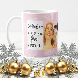 Funny Christmas Mug Best Friend "Gift Yourself" Kaffeetasse
