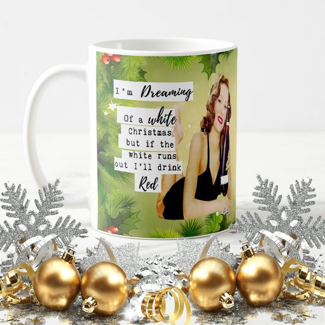 Funny Christmas Mug Best Friend "White Christmas" (Créateur téléchargé)