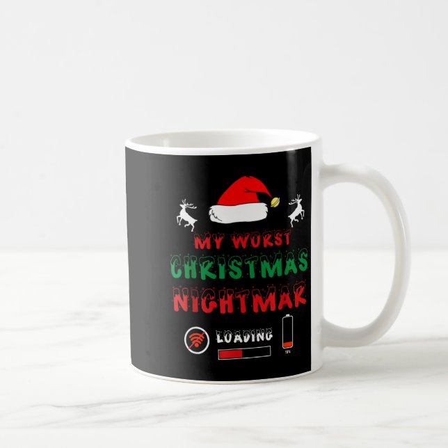 Funny Christmas My Worst For Gamers  Kaffeetasse (Rechts)