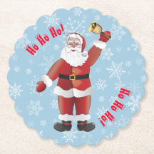 Funny Christmas Niedlich Santa ho ho ho ho Cartoon