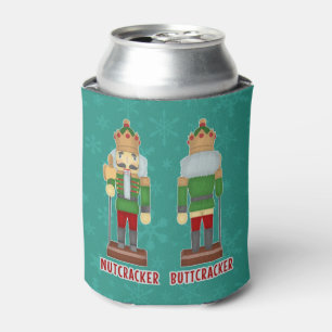 Funny Christmas Nutcracker Buttcracker Humor Dosenkühler