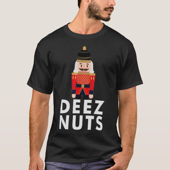 Funny Christmas Nutcracker Deez Nuts Kids  T-Shirt (Vorderseite)