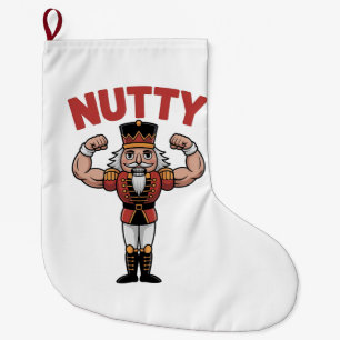 Funny Christmas Nutcracker Nuty Natürliche Fitness Großer Weihnachtsstrumpf