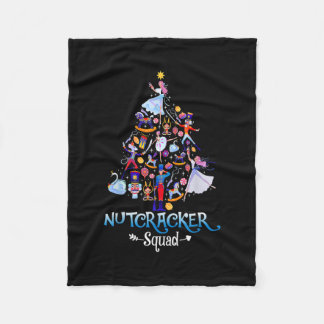 Funny Christmas Nutcracker Squad Ballett Tanz Kind Fleecedecke