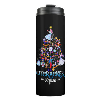 Funny Christmas Nutcracker Squad Ballett Tanz Kind Thermosbecher
