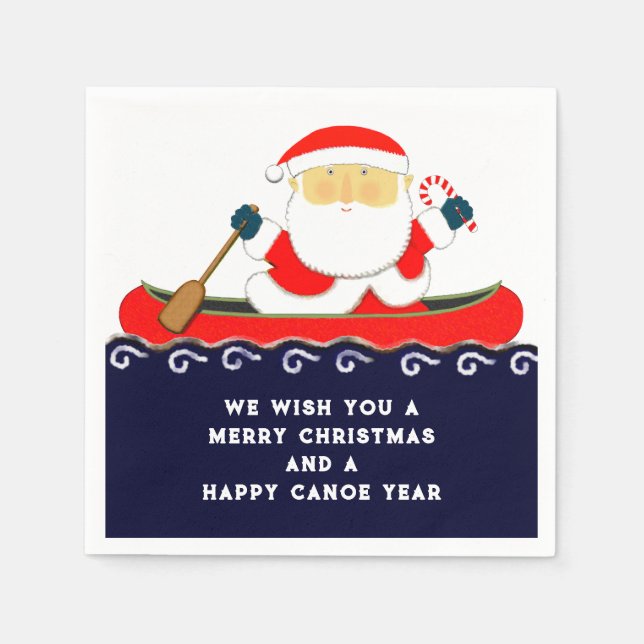 Funny Christmas Party Serviette (Vorderseite)