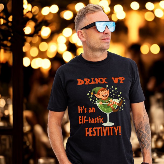 Funny Christmas Party Tri-Blend Shirt (Von Creator hochgeladen)